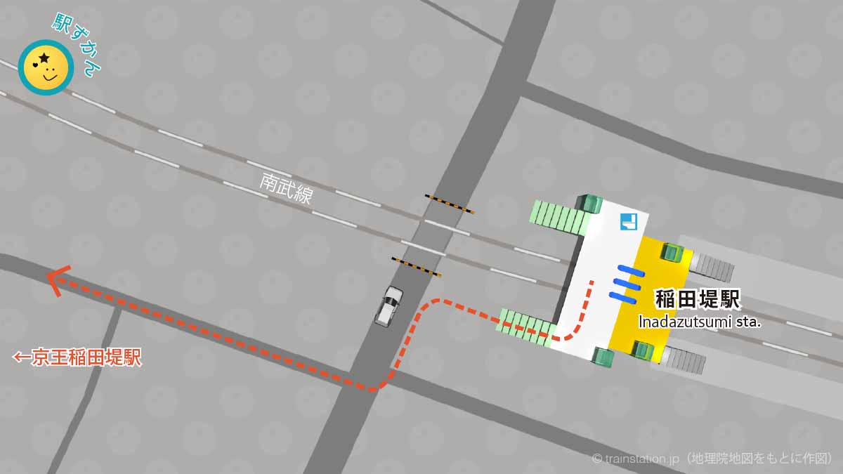 改装進む稲田堤駅(仮駅舎へ移転)。: 鉄分補給〜時々ホビーの話でも。