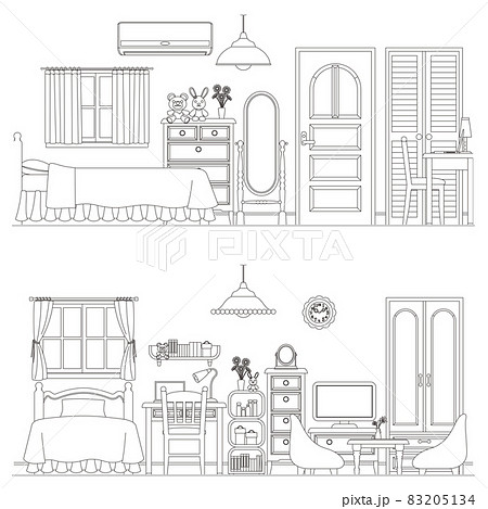 こども部屋イラスト無料イラスト・フリー素材なら「イラストAC」