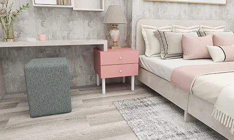 グレーとピンク 濃淡組み合わせ 9パターン&35のインテリア実例