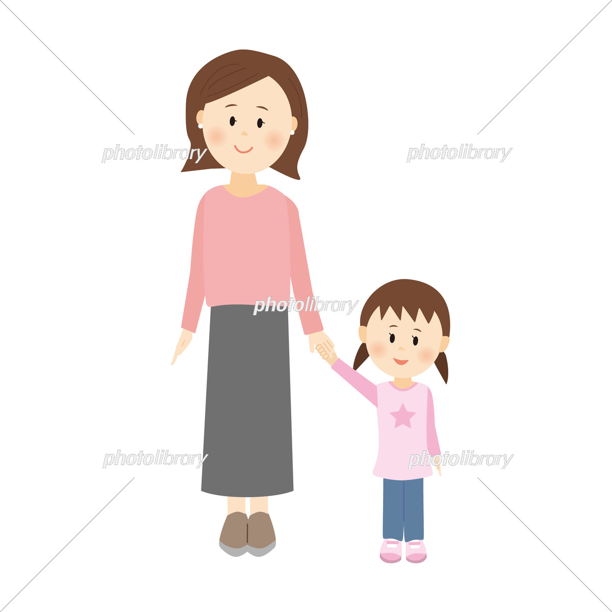 手をつなぐ父と子供 10161017497 の写真・イラスト素材アマナイメージズ