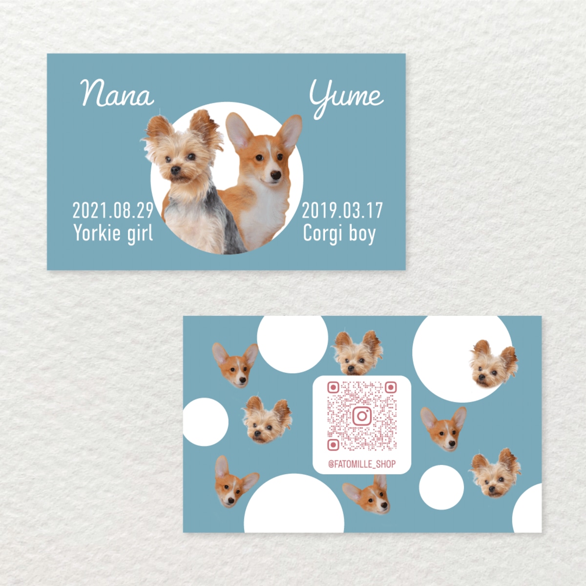 ペット名刺を依頼できるサイトココナラ