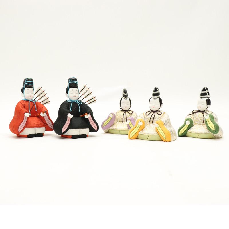 楽天市場 アウトレット品 雛人形 十三人揃 人形のみ 芥子 三人官女・五人囃子・随身・仕丁24a-ya-0106インテリア ディスプレイ見切処分品 : 社人形会館楽天市場店