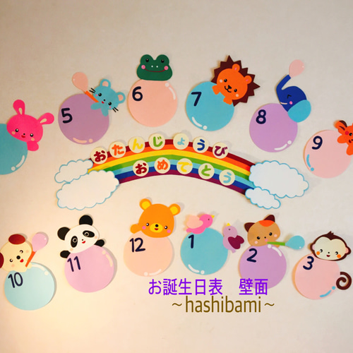 Yahoo!オークション - 壁面飾り 誕生表 幼稚園 保育園 こども園 施設
