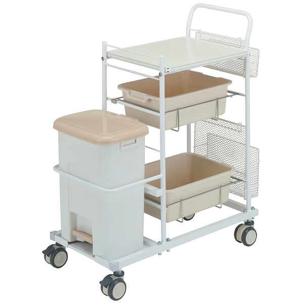 オムツ交換車2輪ストッパー付き1台8-9199-02取り寄せ商品 オムツ