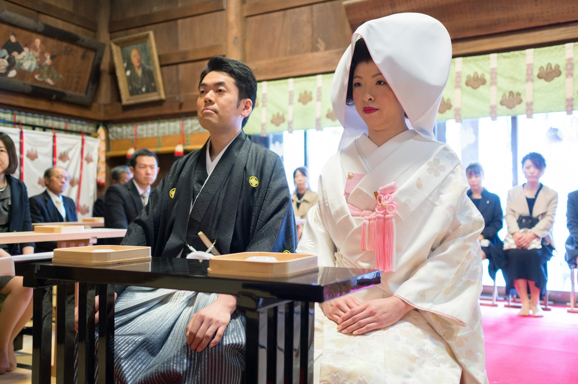 白山神社 新潟 で神前式・和の結婚式日本の結婚式