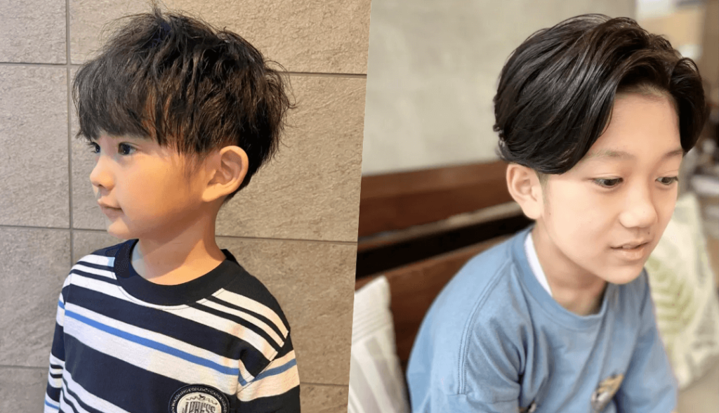 おしゃれ坊主 ツーブロック 子供TikTok