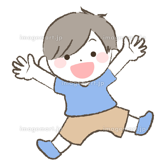 元気で可愛い男の子イラスト画像とPSDフリー素材透過の無料ダウンロード - Pngtree