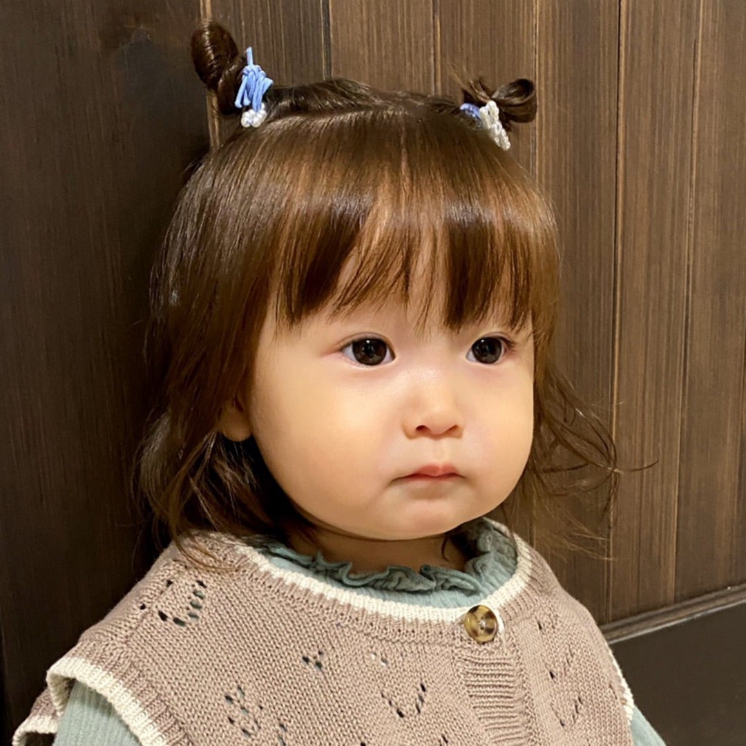 娘 天然パーマのヘアアレンジ楽しいな！年子で双子の子ども達とロコのワーママライフ♡