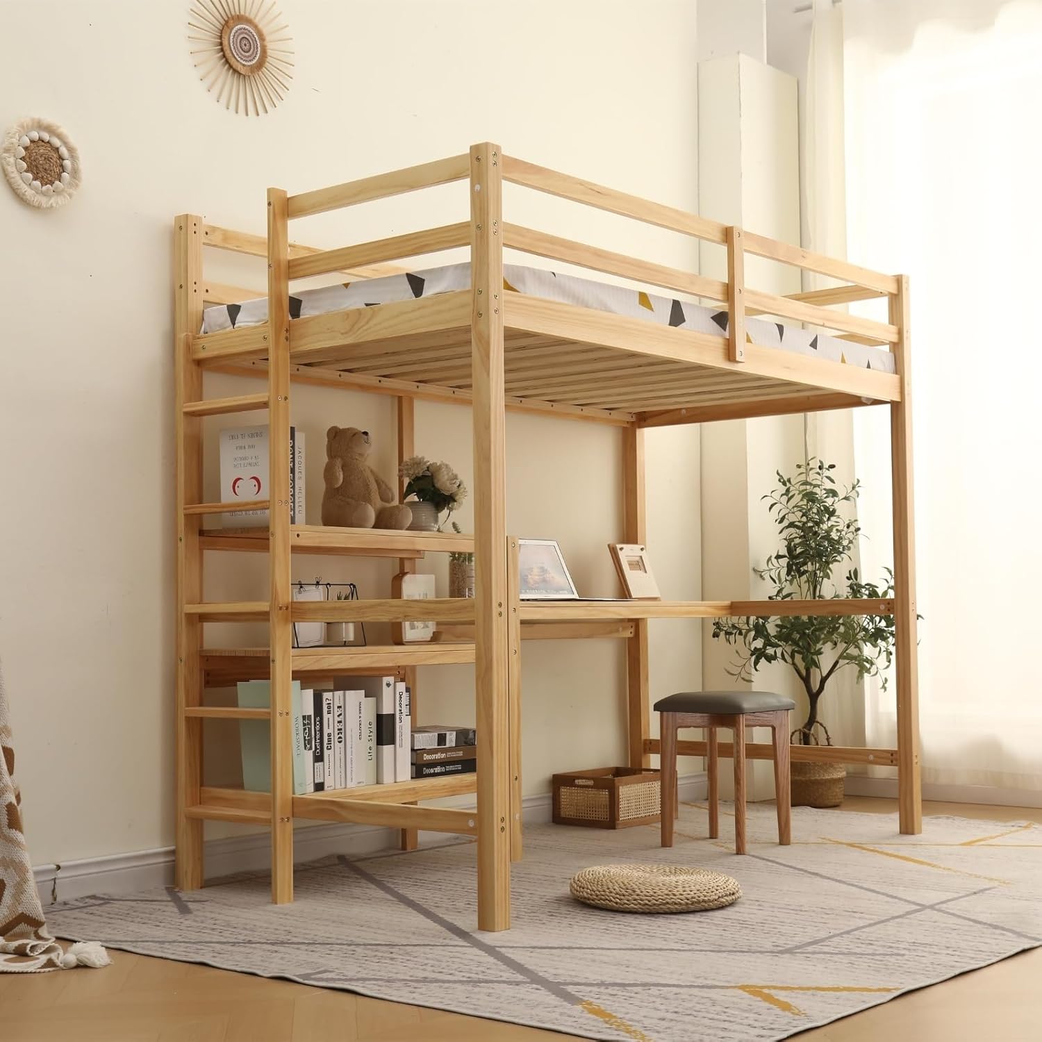 有料組立設置可 詳細必読 システムベッド ロフトベッド システムデスク デスクベッド ロータイプ コンパクト ラック チェスト 学習机 学習デスクマグネットボード 子供部屋 大人 子供 おしゃれ Conifer コニファー2色対応の通販はau PAY マーケット - 家具のわくわく