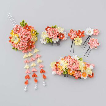 初心者さん向け！つまみ細工製作キット 七五三や成人式に レトロ可愛い♡椿の髪飾りセット キット COCON 通販17092438Creema クリーマ