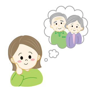 ご両親の似顔絵サンクスボード リアルタッチ