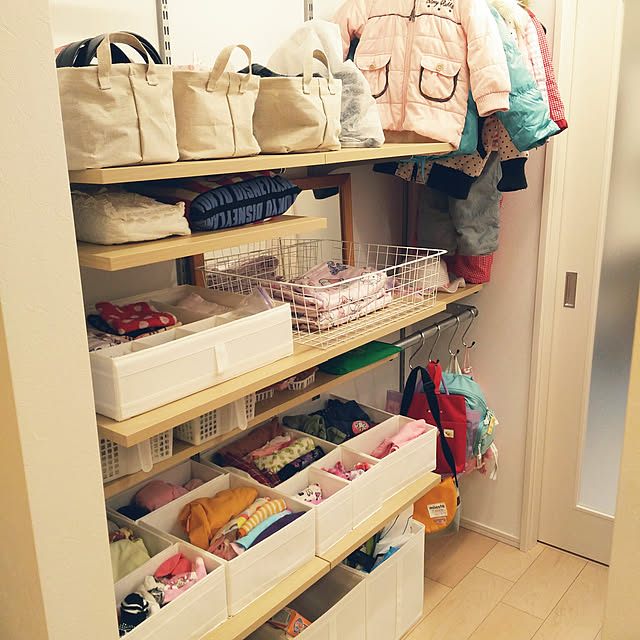 クローゼット収納見直し子供服ゾーン収納術や整理整頓のアイデア暮らしニスタ