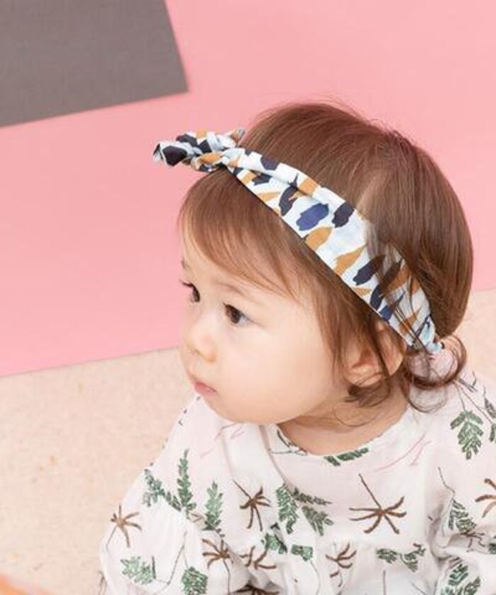 トーションレースリボンのベビーヘアクリップ Baby100日記念 100均グッズでDIY！ベビ