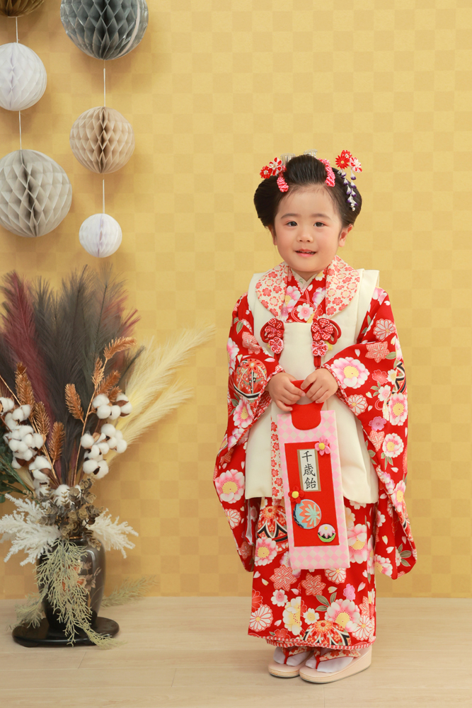 髪が少ない子の新日本の作り方&メイクも解説 七五三用