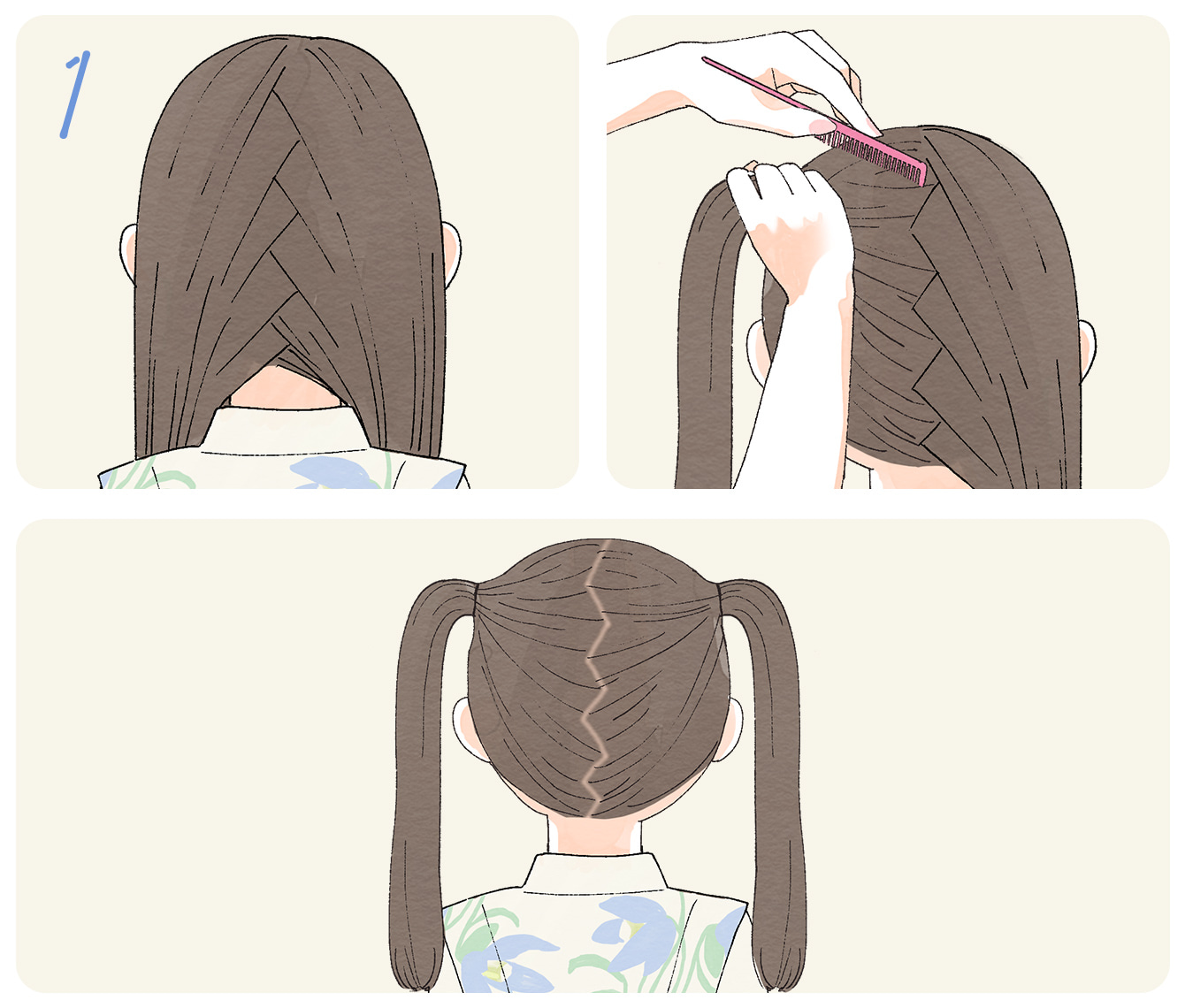 BEBEMALLのWeb Magazine 浴衣がもっと可愛く！子供の簡単浴衣ヘアアレンジ7選