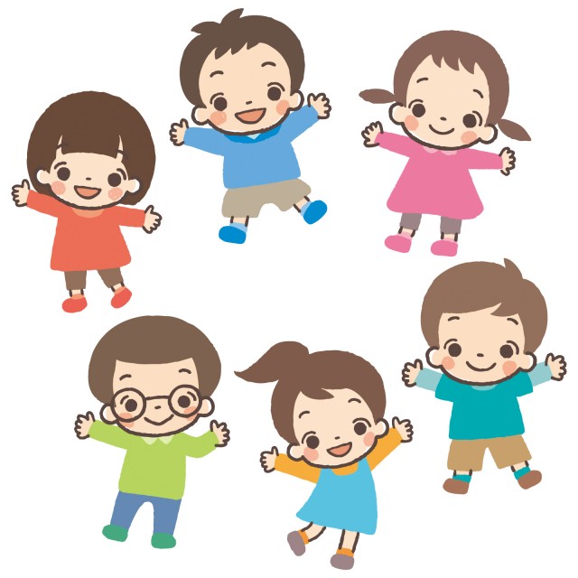子供イラスト☆小学生の男の子☆喜ぶ：イラスト無料