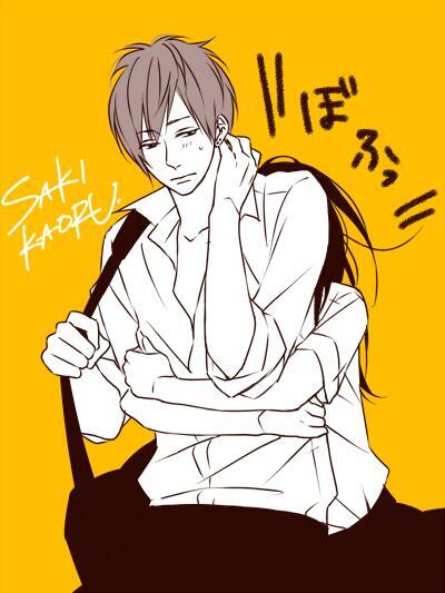 ハグしているイラスト男女TikTok