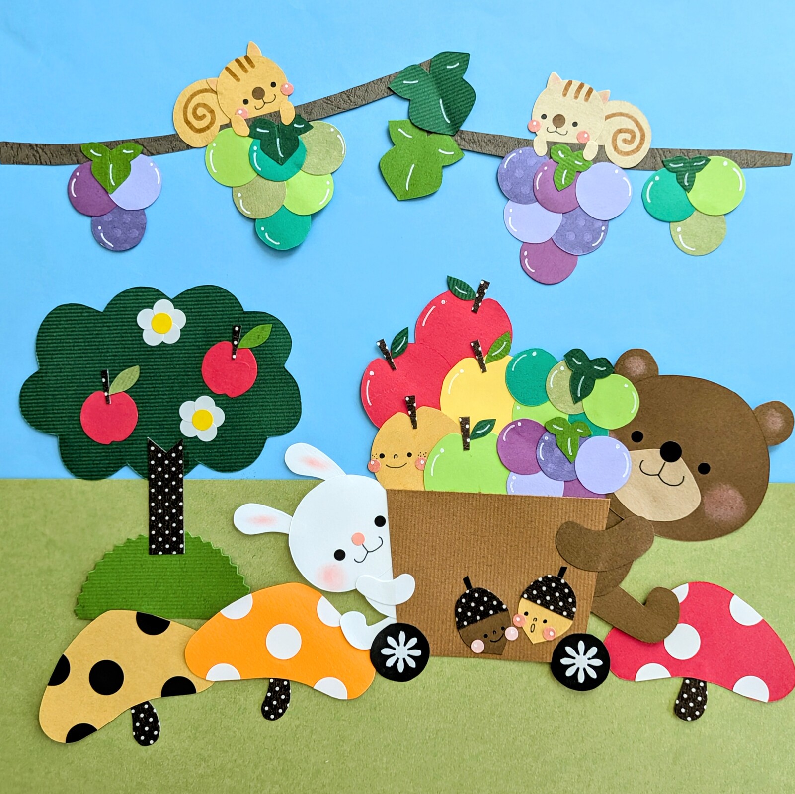 季節飾り 秋の吊るし飾り🌰鶴間公園 公式 町田市