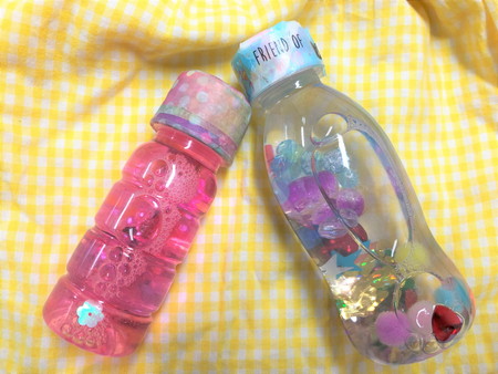 4本 カラフル 赤ちゃん キラキラ ペットボトル スノードームの通販 by Pinky's shopラクマ