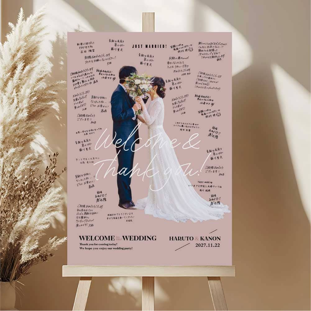 100均で作る！結婚式ゲストにお願いする「寄せ書きアイデア」10選100均グッズ＆アイデア