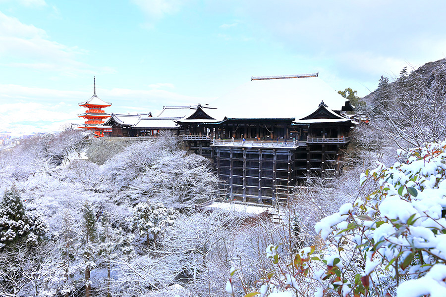 清水寺 雪