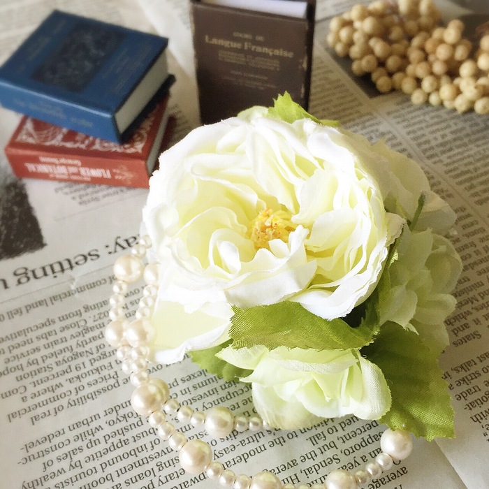 卒園・卒業用の簡単コサージュ作り方