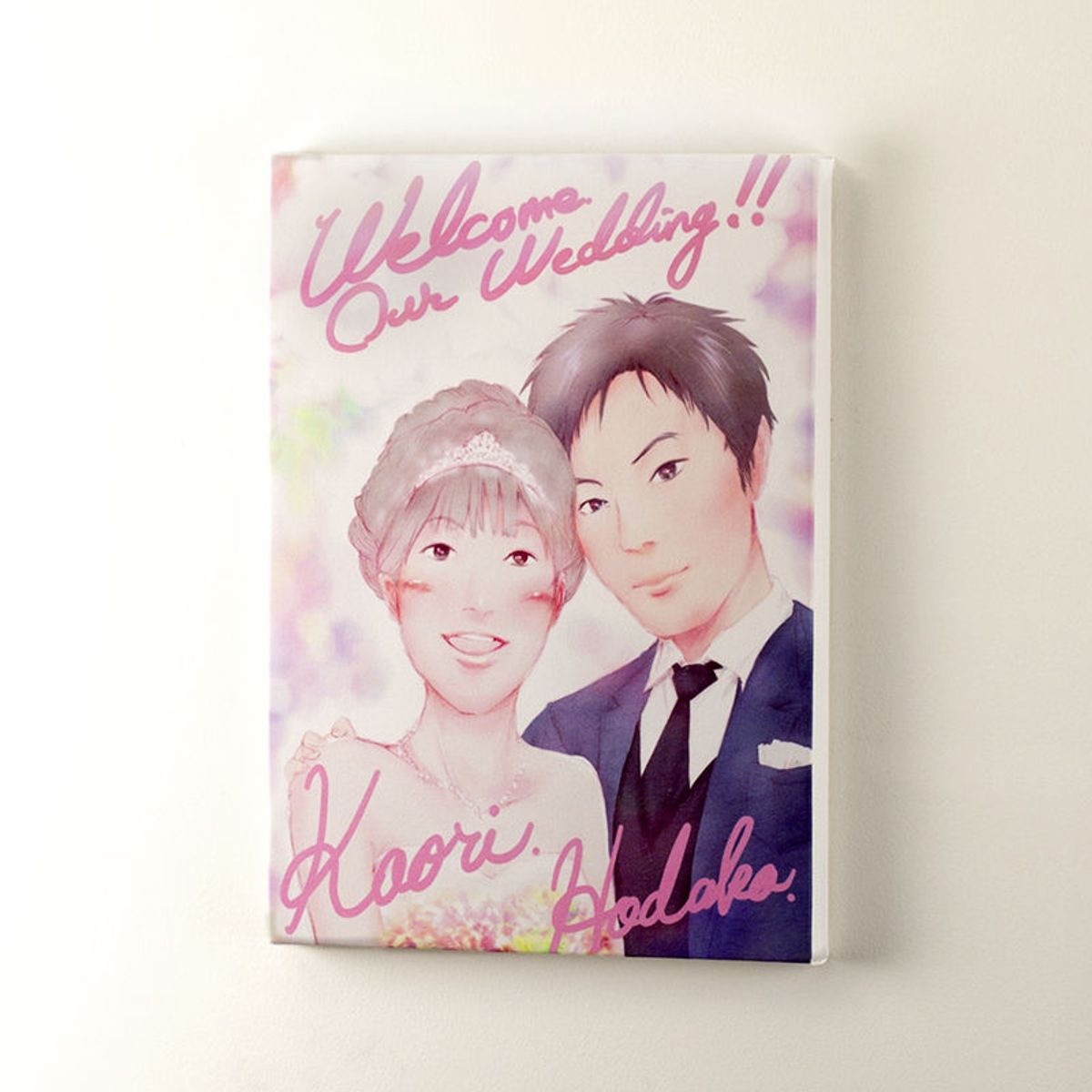 ウェルカムボード、ウェディングボードの印刷承ります。 有 大石孔版