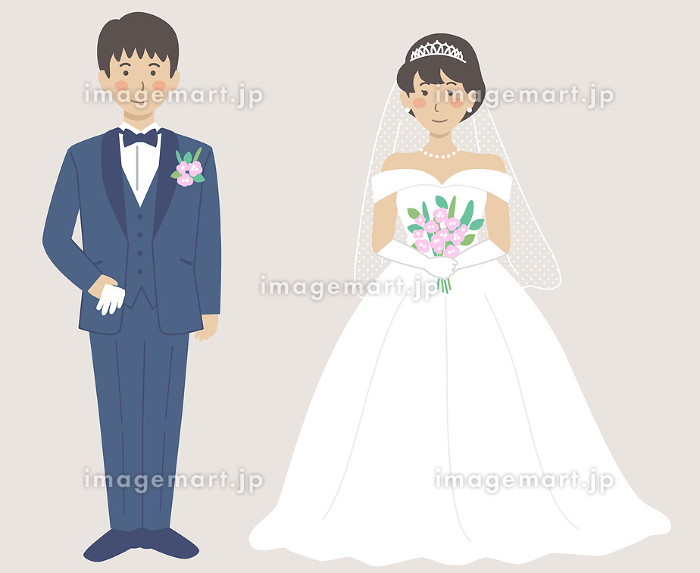 結婚 ウェディング 素材イラスト・フリー素材なら「シンテリ」