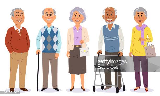 仲のいい老夫婦のイラスト素材44531751- PIXTA