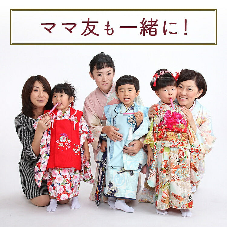 七五三 着物 3歳 レンタル 女の子朱赤桜鞠羽子板七五三 3歳 アンティーク レトロ モダン 753 女 女子 被布レンタル