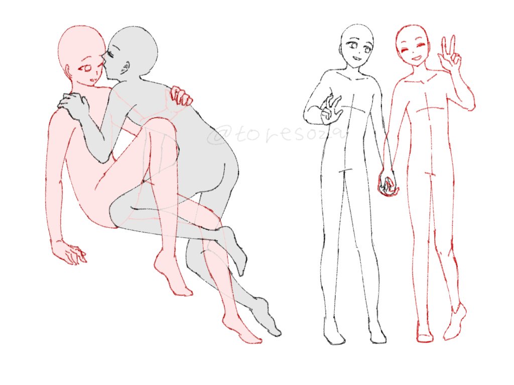 初心者も簡単！人数とレイアウト別の構図の描き方 - オンラインイラスト教室アタムアカデミ