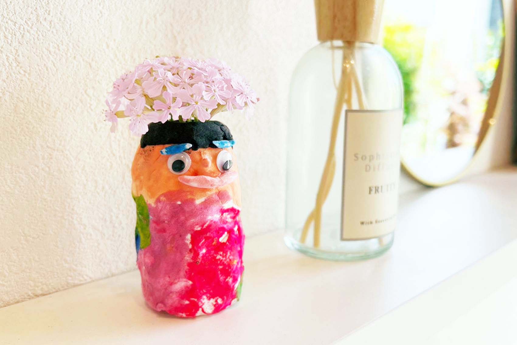 無料テンプレート 父の日ギフト100均の材料で作る似顔絵プラバンキーホルダーARCH DAYS