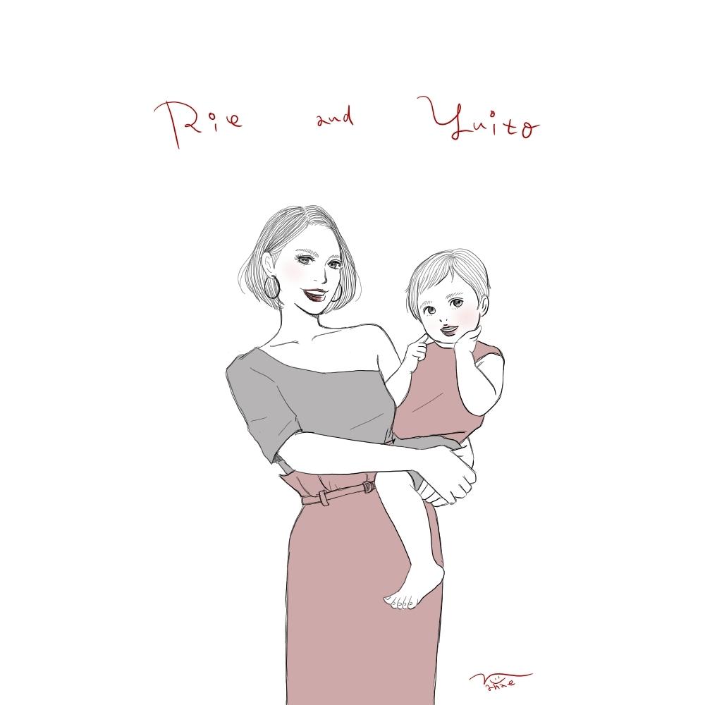 カップルの似顔絵プレゼント 記念日や誕生日に