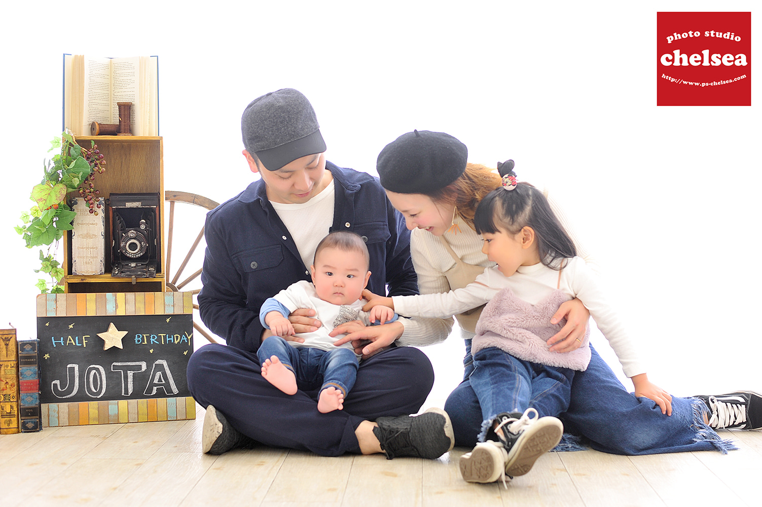 フォトウェディング記念撮影 お子様と一緒にファミリーウェディングフォト 店舗ブログプレシュスタジオ