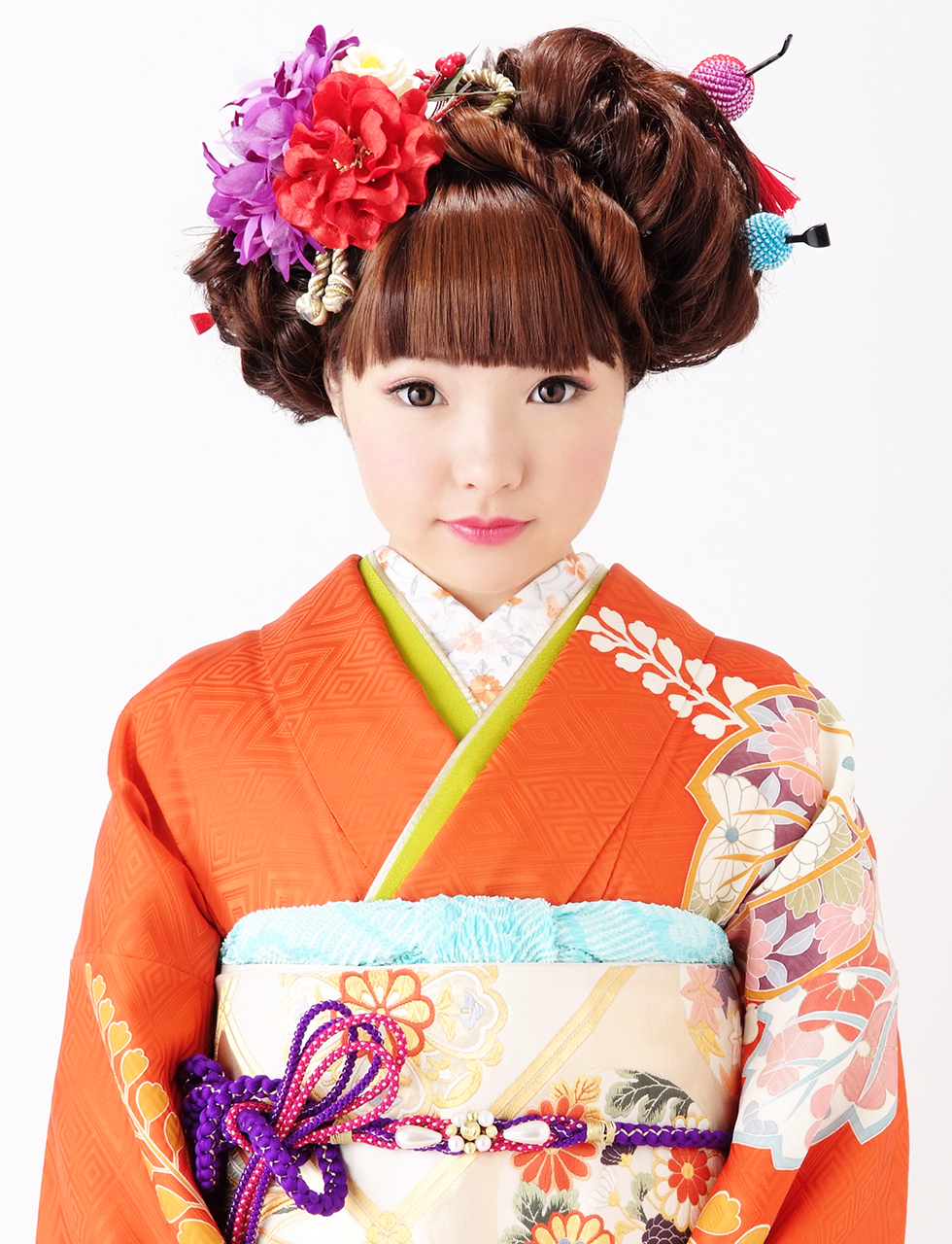 ツインテールアレンジ池袋の着付け「Hair make Tiara ヘアメイクティアラ 」