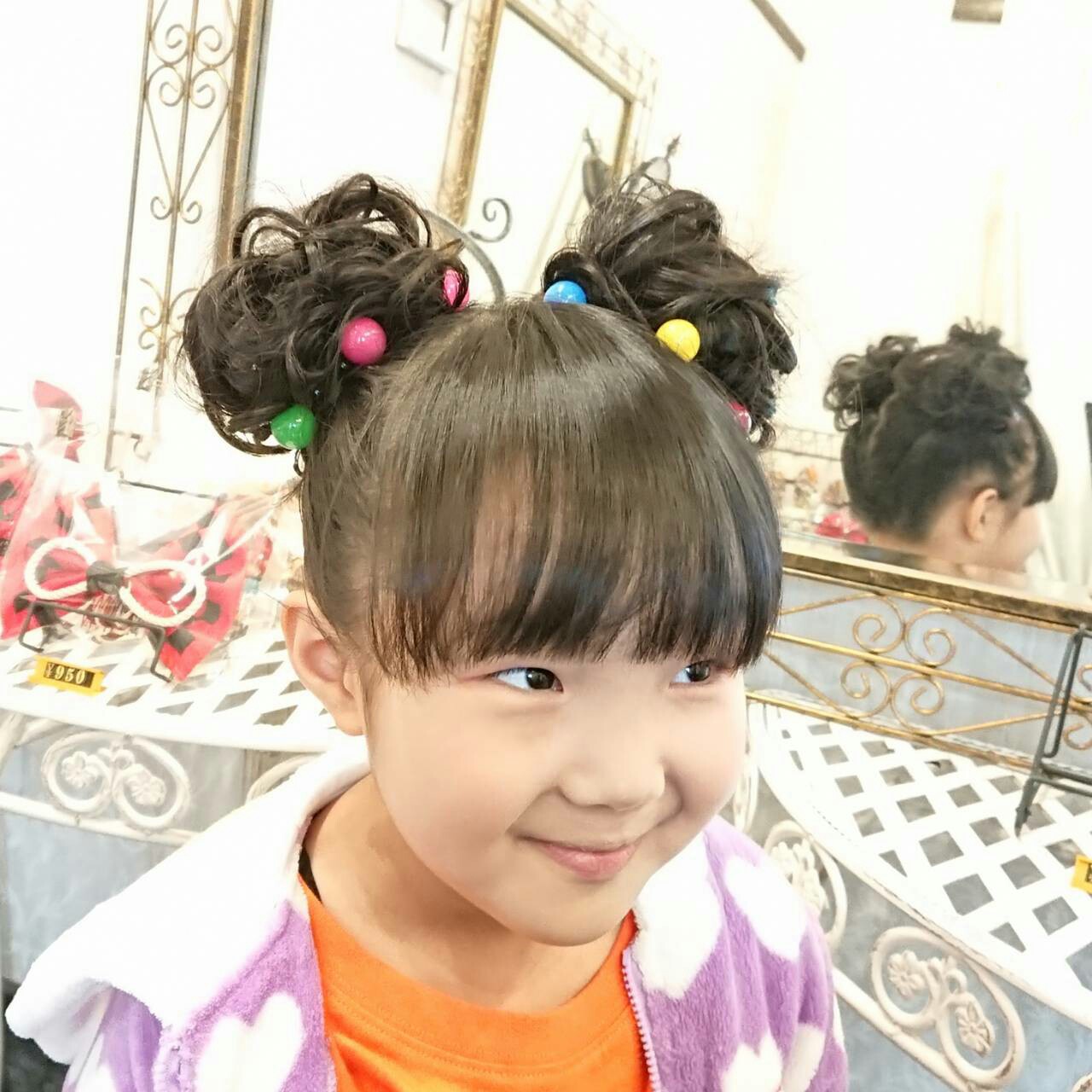 保育園・幼稚園の 入園式 に！子どもが喜ぶ「お団子」ヘアアレンジVERY