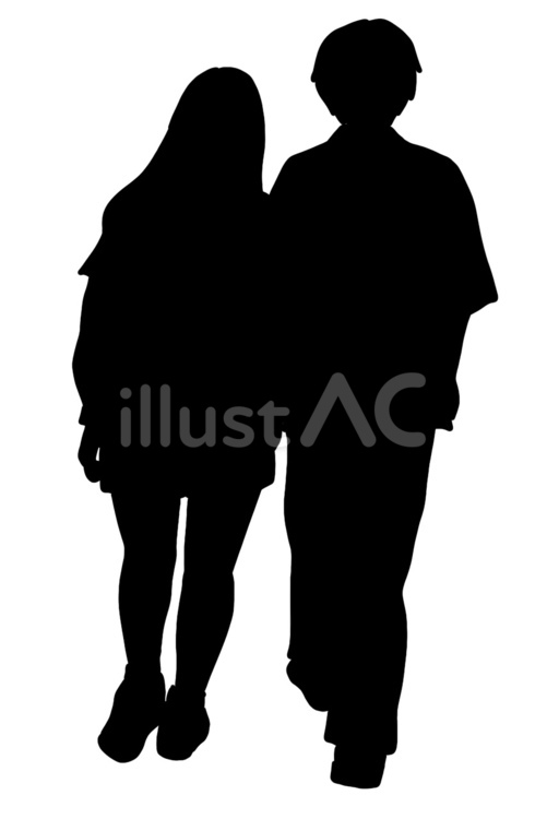 浴衣カップルイラスト