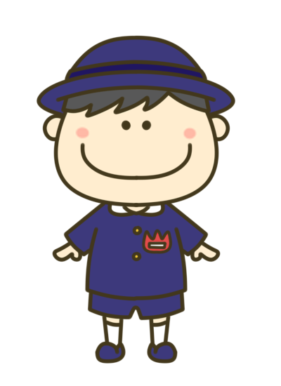 幼稚園児イラスト - 可愛い男子園児と女子園児の素材☆ - チコデザ