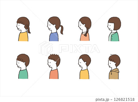 子供 横顔イラスト無料イラスト・フリー素材なら「イラストAC」