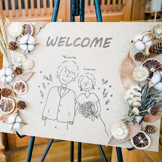 ウェルカムボードkanon's