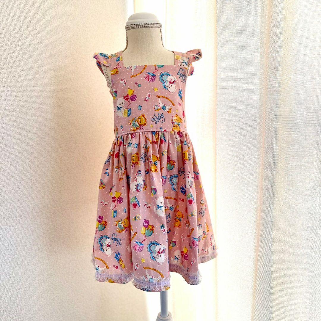 1ｍで出来る！キッズエプロンワンピースの作り方80～140cm- 縫いナビ 生地のマルイシ