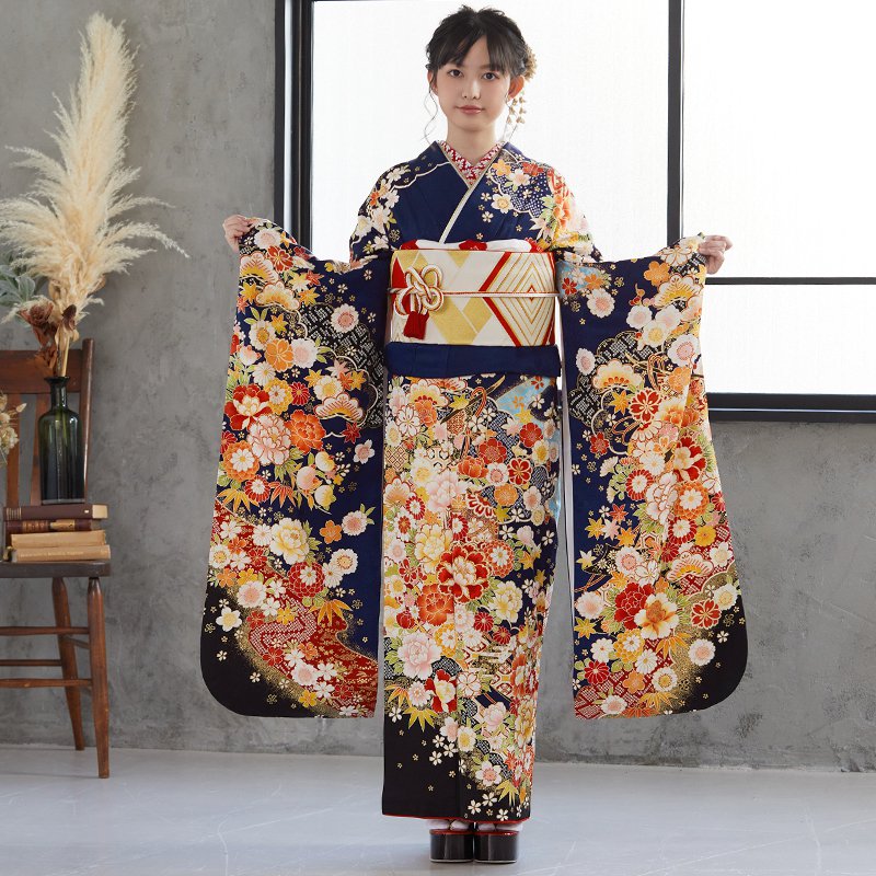 ◇KWF027 振袖 正絹 古着 結婚式 卒業式 成人式 初詣 楽天市場振袖 レンタル結婚式 結納R2085 正絹 白 牡丹に枝垂れ桜 振袖レンタル フルセット ふりそで 振り袖 結婚式 披露宴 親族 卒業式 パーティー 結納 着物レンタル 貸衣装 女性 和服 往復送料無料 :