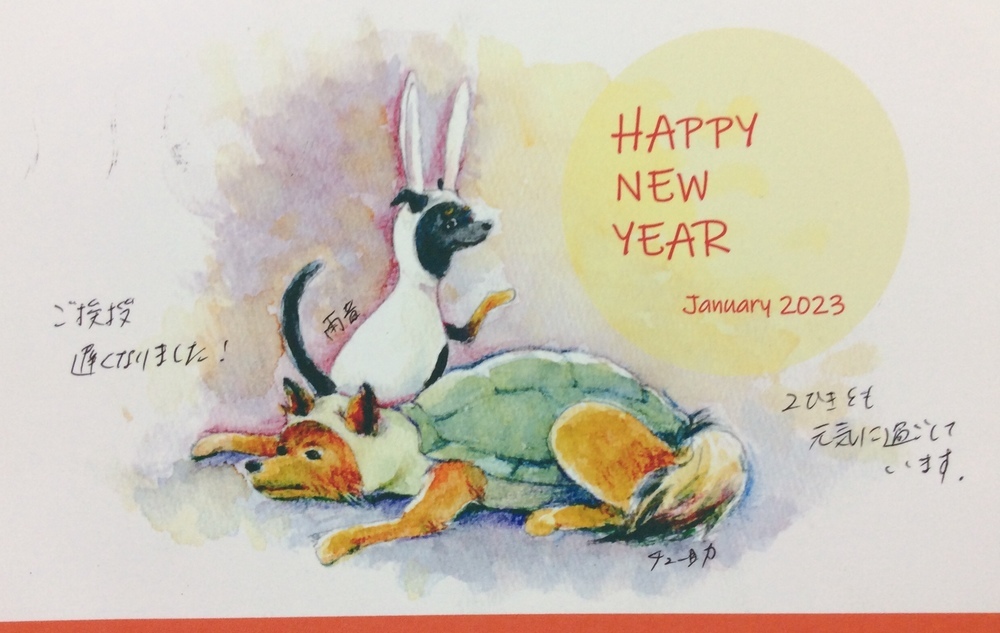 犬年賀状無料テンプレートデザイン。イラストや画像付きも豊富 - Canva キャンバ