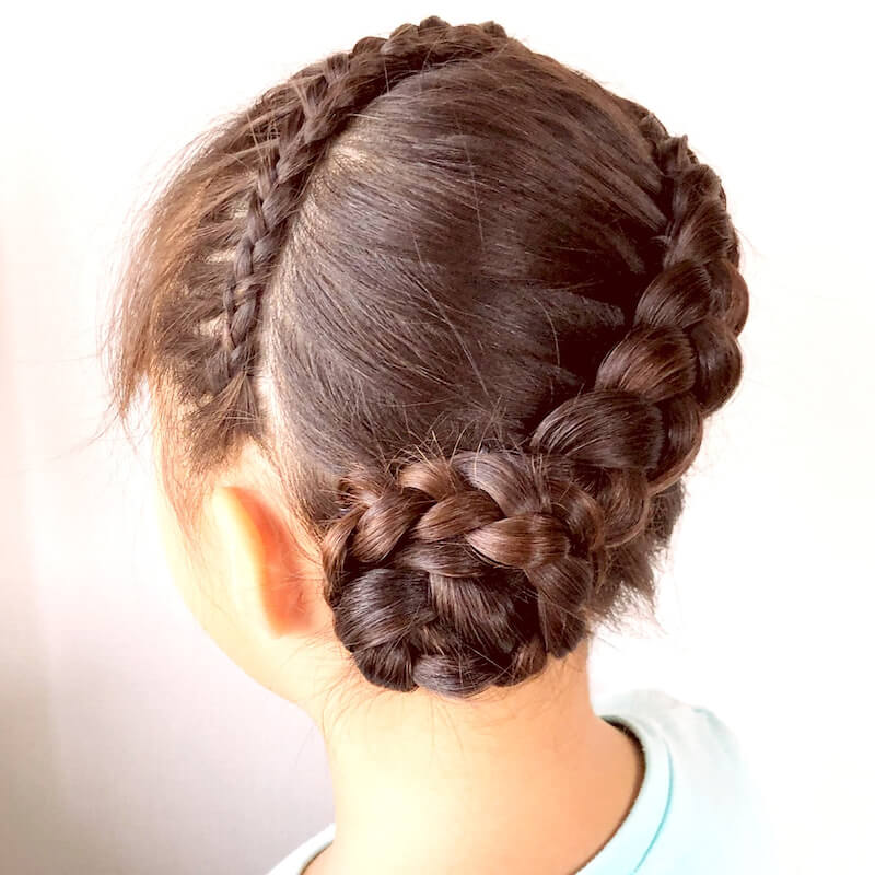 保存版 浴衣に合う子供のヘアアレンジ20選 髪の長さ別に簡単アレンジを紹介