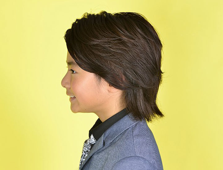 キッズカット 男の子 襟足長めTikTok