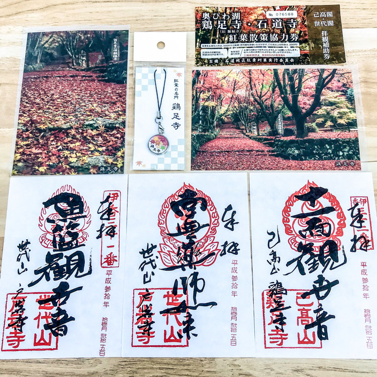 東寺でたくさん描きました。直書きが多かったので書き置きがすごく残りました。ご希望の方は京都の御朱印日 穩行堂にて第四土曜日 予約なしでもお渡しできます。b5サイズ見開きの風神雷神と、b5サイズのシンプルなもの二種類とがあります。丹波鶏足寺御朱印