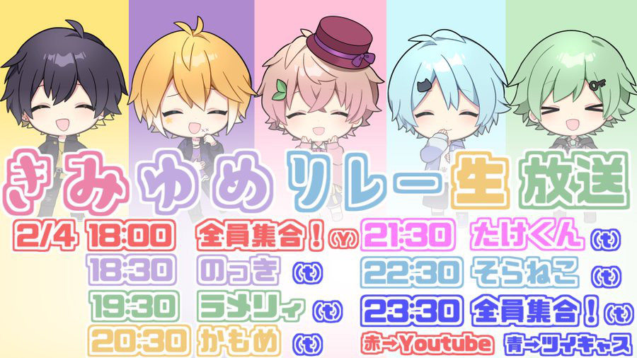 新人歌い手グループ きみゆめ🎠🎡サイト