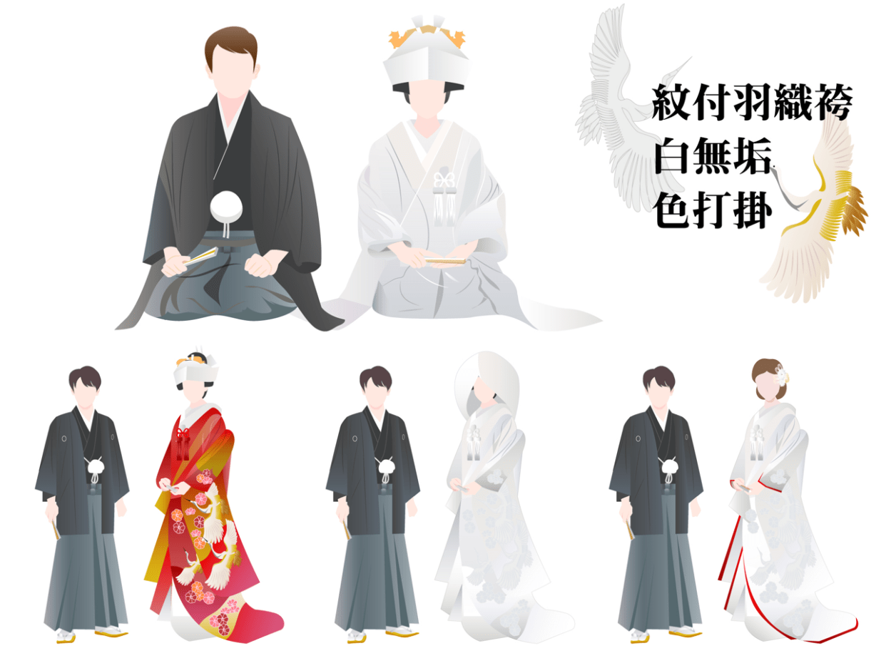 楽天市場 和装の似顔絵ウェルカムボード 結婚式でお二人の代わりにゲストをお出迎え 文字入れ、衣装替え、ポーズ変更すべて無料です。結婚式 はもちろんその他あらゆるイベントに対応可な色紙に描くかわいい手書きの似顔絵イラスト。オリジナルの記念品に。あきよ