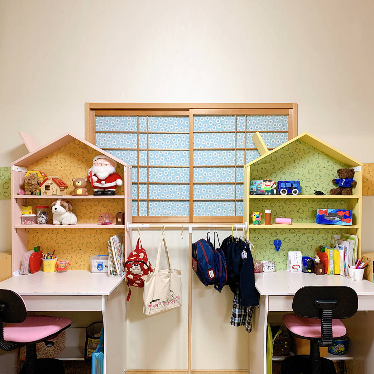 和室を洋風に！キッチンから見える楽しいキッズルームDIYFACTORY