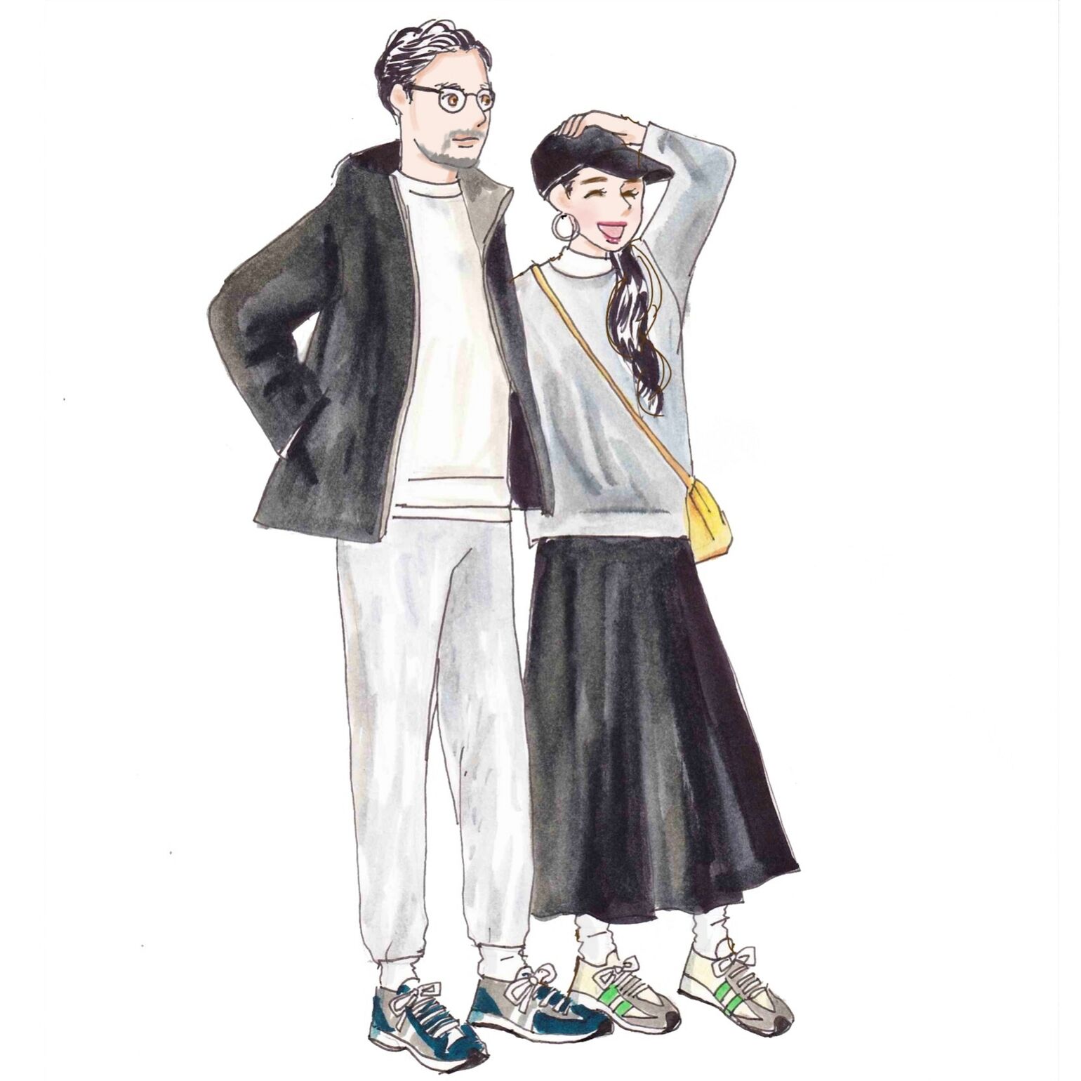 カップルのための秋冬ファッションシミラールック6選